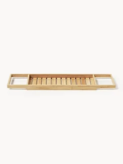 Westwing Collection Estante de bañera de bambú Kit^ Accesorios De Baño|Jarrones