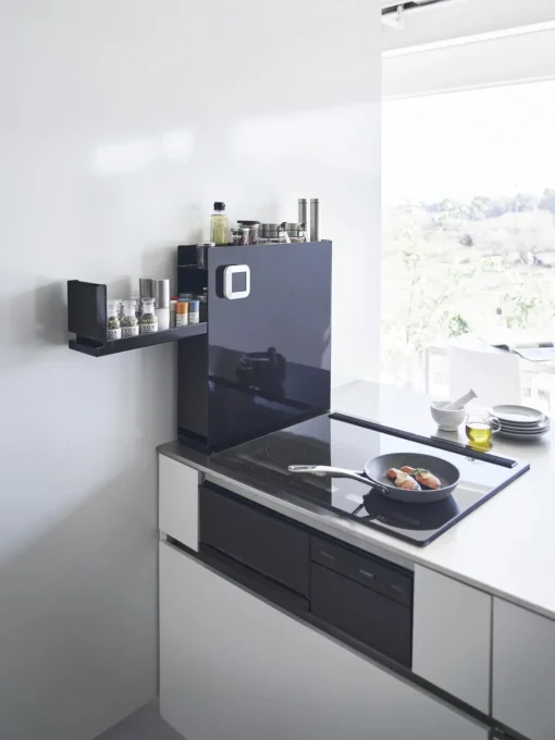 Yamazaki Estante de cocina extraíble de metal Tower^ Almacenaje De Cocina