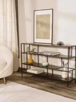 Westwing Collection Estante de metal Sheldon^ Librerías|Estanterías