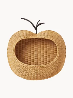 Ferm Living Kids Estante de pared artesanal de ratán Apple^Niños Estanterías Infantiles|Decoración Infantil