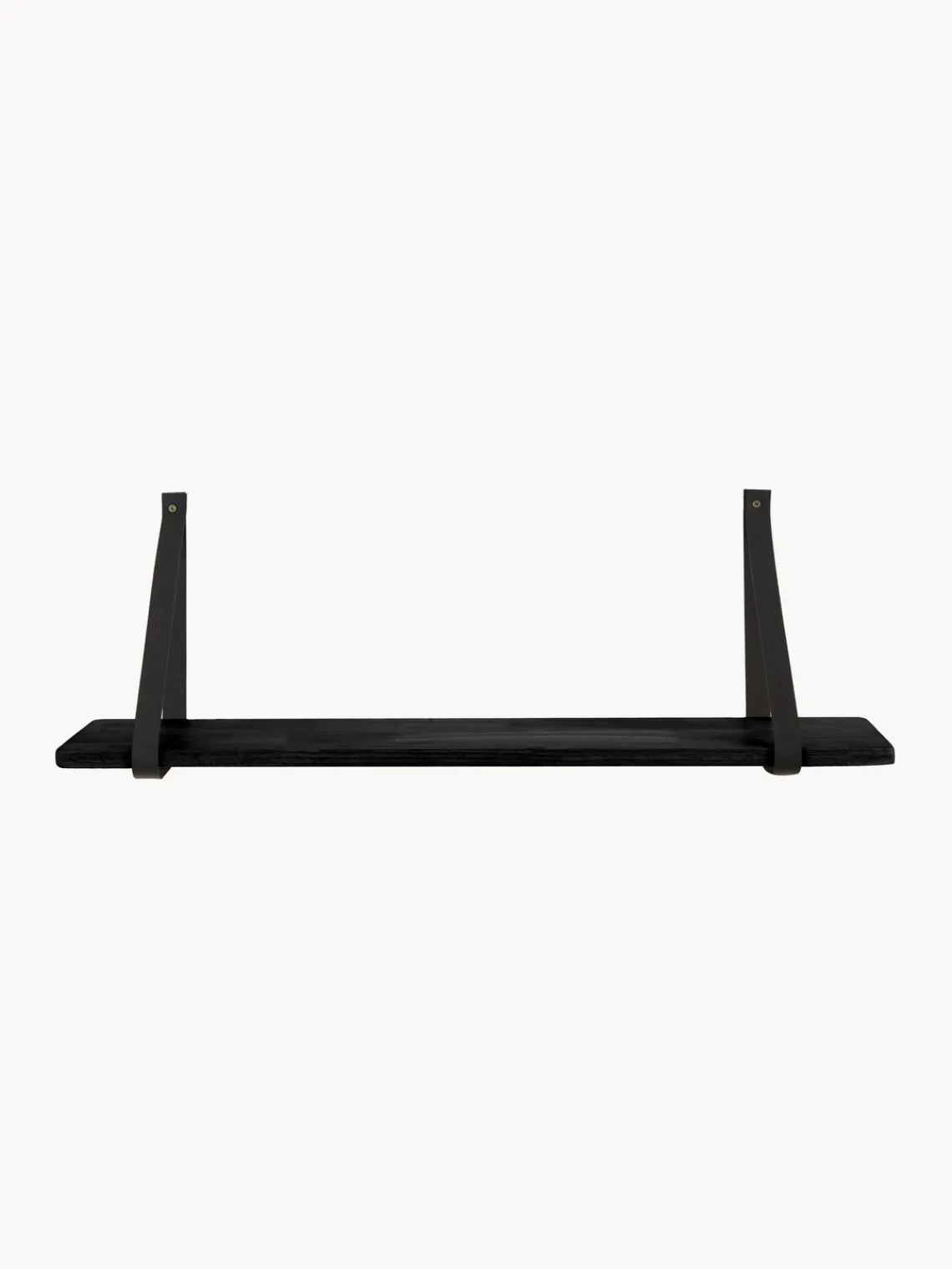 House Nordic Estante de pared con correas de cuero Forno