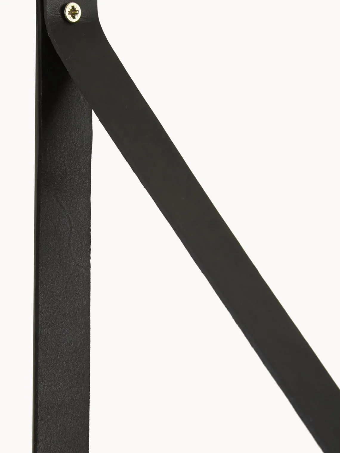 House Nordic Estante de pared con correas de cuero Forno