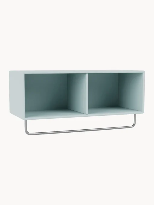 Montana Furniture Estante de pared de madera con perchero Coat