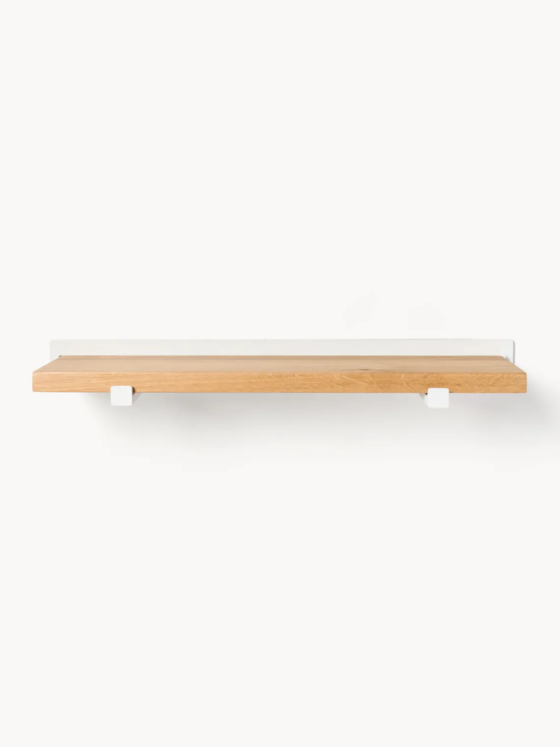 Westwing Collection Estante de pared de madera de roble Ally, 60 cm^ Estanterías De Pared