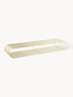 AYTM Estante de pared de metal Curva, 80 cm^ Estanterías De Pared