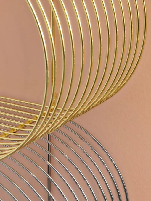 AYTM Estante de pared de metal Curva, 61 cm^ Estanterías De Pared