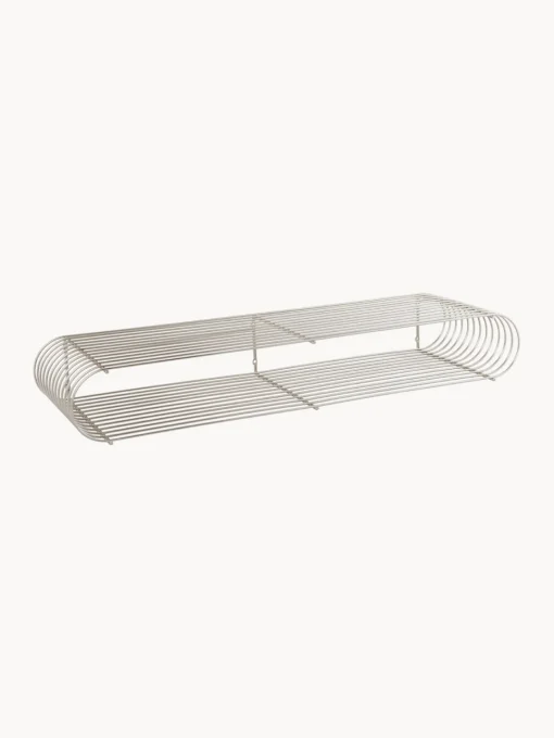 AYTM Estante de pared de metal Curva, 80 cm
