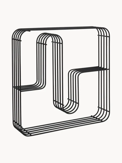 AYTM Estante de pared de metal Curva^ Estanterías De Pared