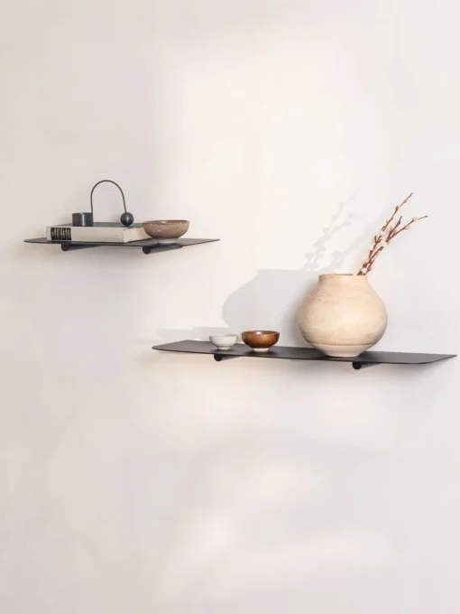 Metallbude Estante de pared de metal Lenn, 60 cm^ Estanterías De Pared