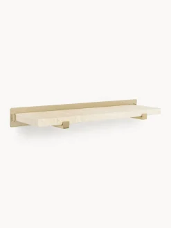 Westwing Collection Estante de pared de mármol Ally, 60 cm^ Estanterías De Pared