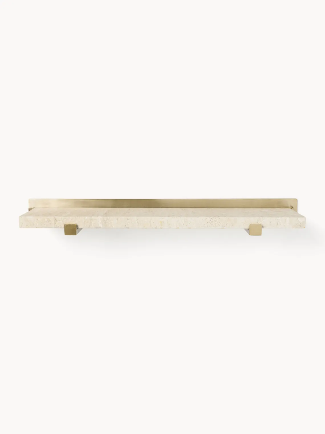 Westwing Collection Estante de pared de mármol Ally, 60 cm^ Estanterías De Pared