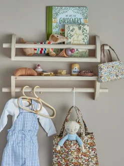 Bloomingville Mini Estante de pared infantil de madera de paulownia Mingus^Niños Decoración Infantil|Estanterías Infantiles