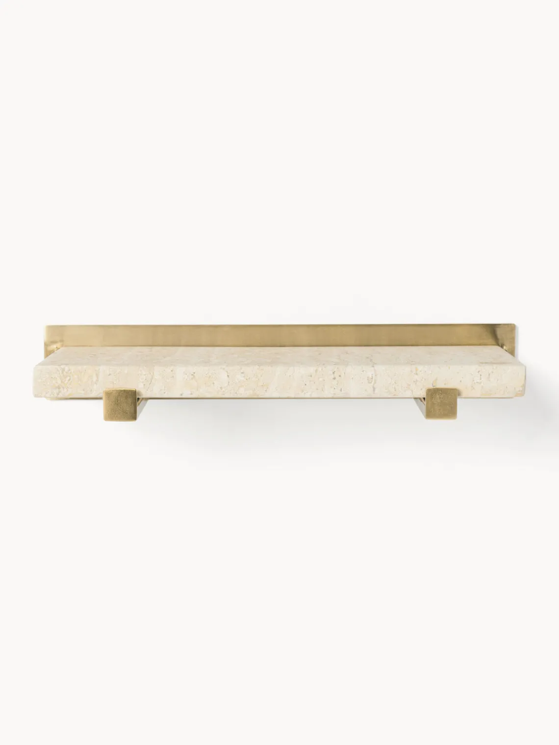 Westwing Collection Estante de pared pequeño de mármol Ally, 40 cm^ Estanterías De Pared