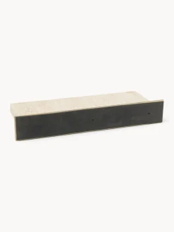 Westwing Collection Estante de pared pequeño de mármol Ally, 40 cm^ Estanterías De Pared