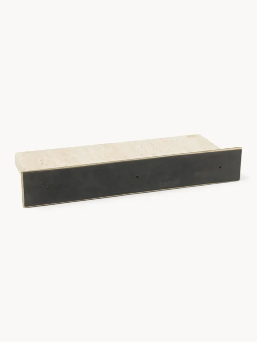 Westwing Collection Estante de pared pequeño de mármol Ally, 40 cm^ Estanterías De Pared