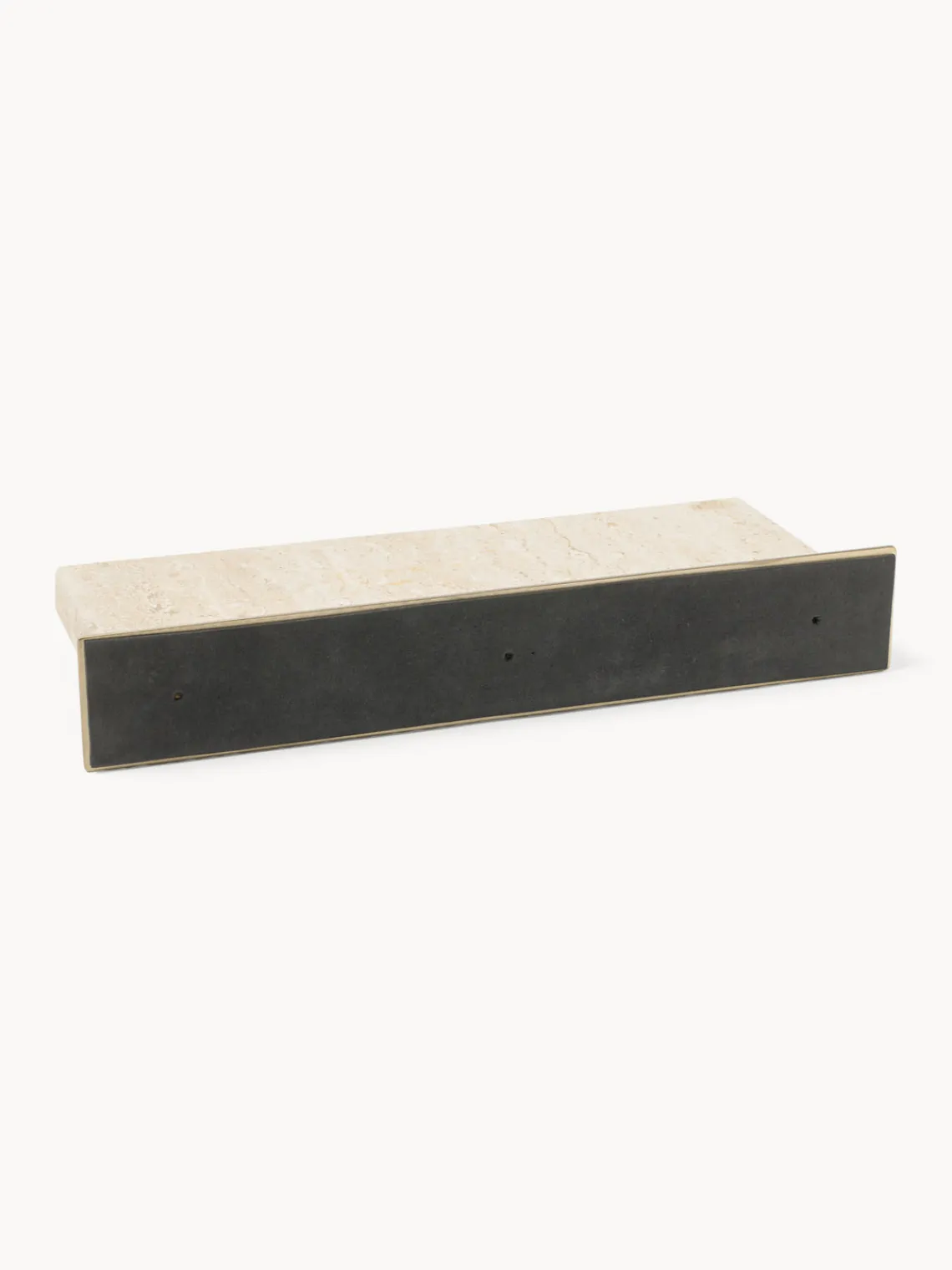 Westwing Collection Estante de pared pequeño de mármol Ally, 40 cm^ Estanterías De Pared