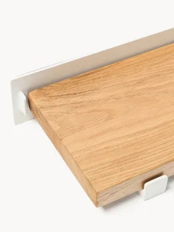 Westwing Collection Estante de pared pequeño de madera de roble Ally, 40 cm^ Estanterías De Pared