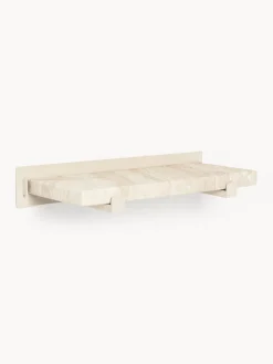 Westwing Collection Estante de pared pequeño de mármol Ally, 40 cm^ Estanterías De Pared