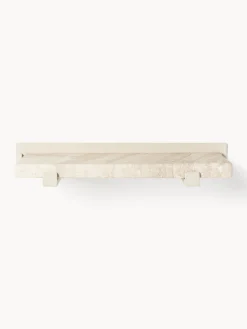 Westwing Collection Estante de pared pequeño de mármol Ally, 40 cm^ Estanterías De Pared