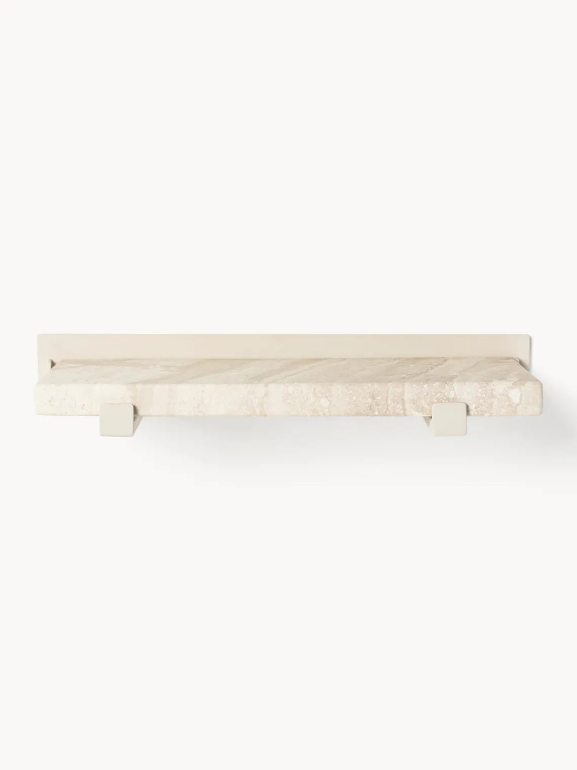 Westwing Collection Estante de pared pequeño de mármol Ally, 40 cm^ Estanterías De Pared