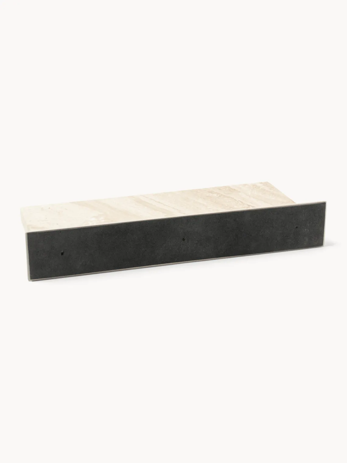 Westwing Collection Estante de pared pequeño de mármol Ally, 40 cm^ Estanterías De Pared