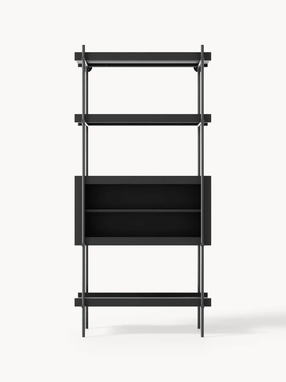 Westwing Collection Estantería alta con caja abierta Rio