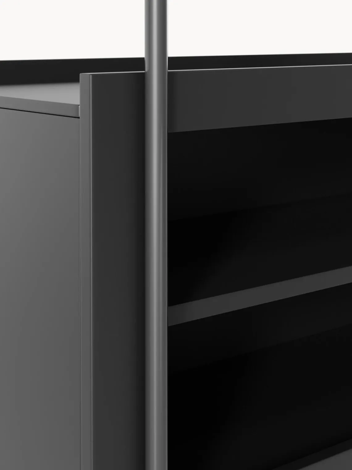 Westwing Collection Estantería alta con caja abierta Rio