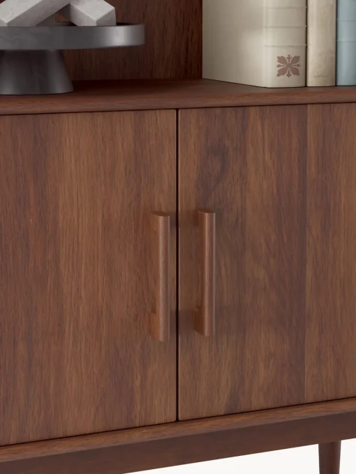 Westwing Collection Estantería alta de madera de mango Paul