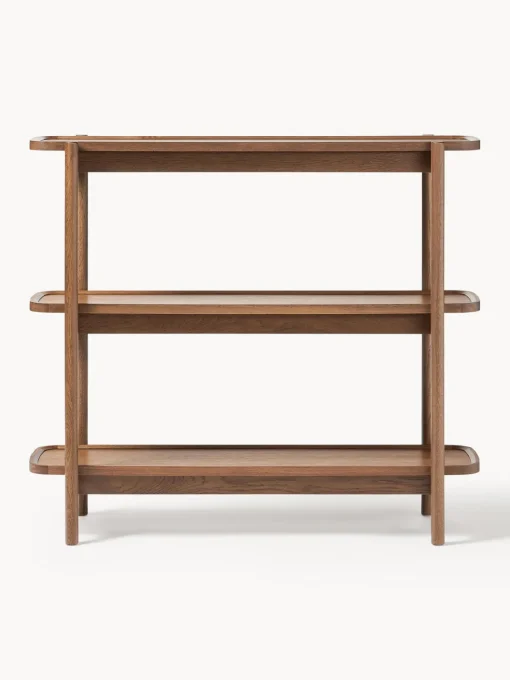 Westwing Collection Estantería baja de madera Libby^ Librerías|Estanterías