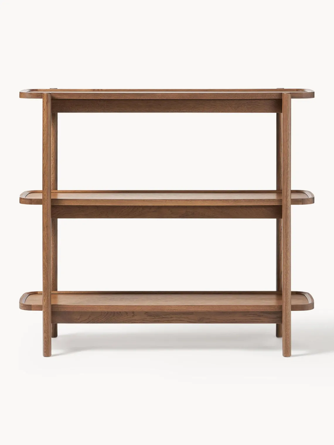 Westwing Collection Estantería baja de madera Libby^ Librerías|Estanterías
