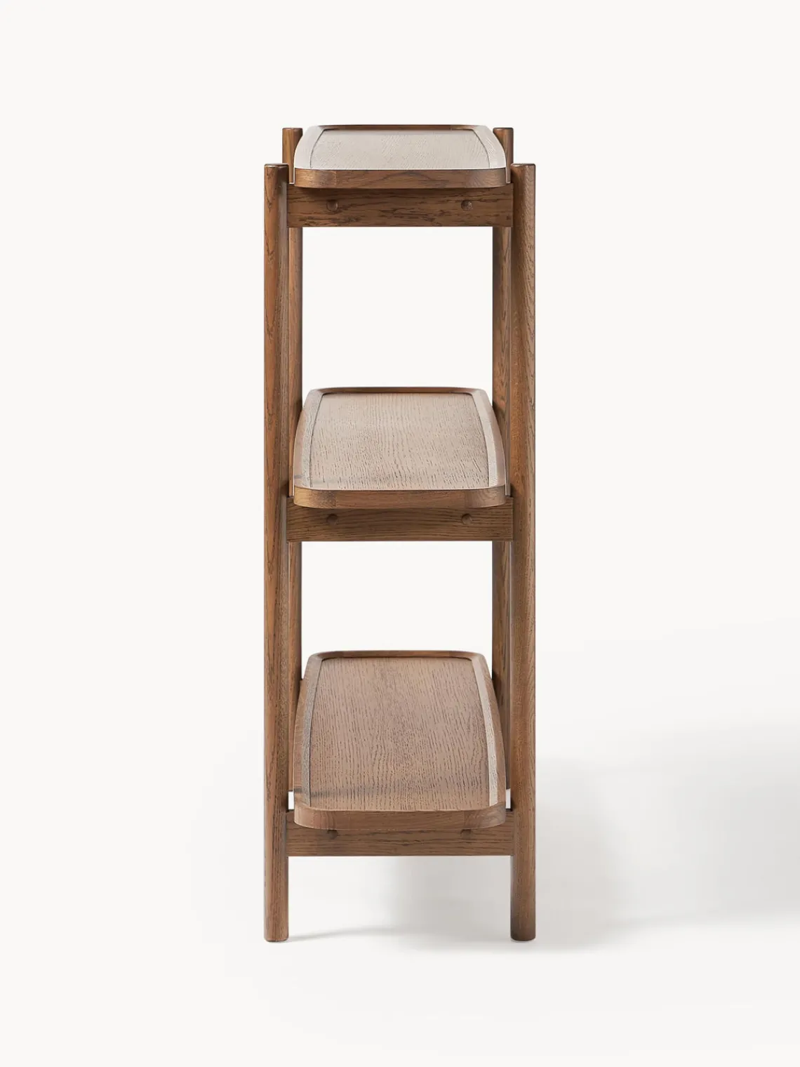 Westwing Collection Estantería baja de madera Libby^ Librerías|Estanterías