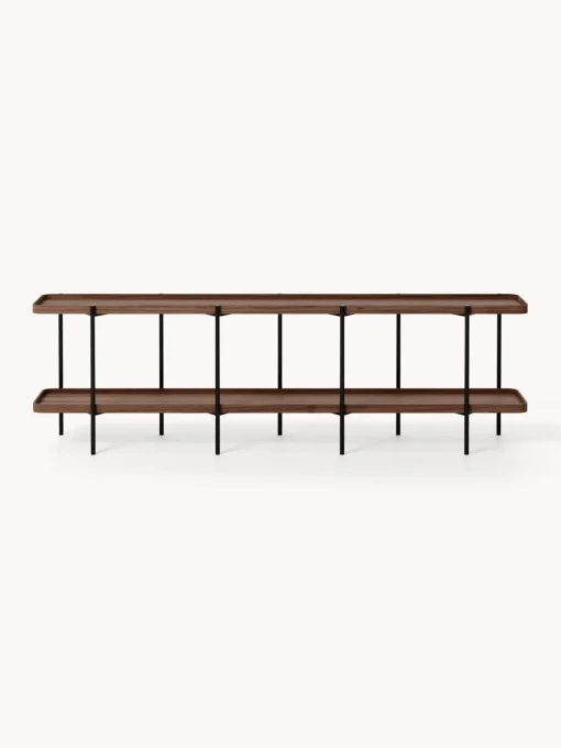 Westwing Collection Estantería baja de madera Renee