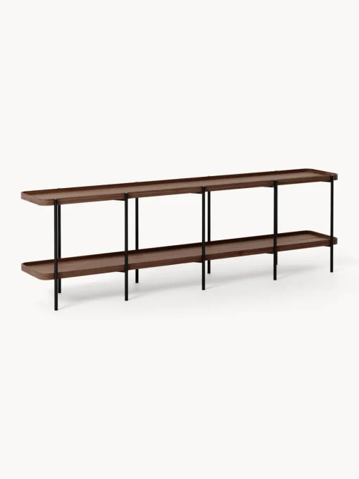Westwing Collection Estantería baja de madera Renee