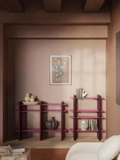 Westwing Collection Estantería con elementos de metal Rami