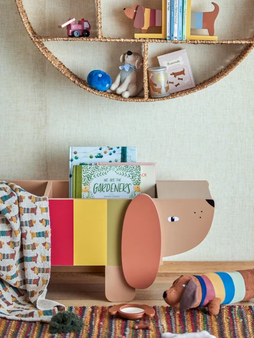 Bloomingville Mini Estantería de madera Charlie^Niños Decoración Infantil|Cestas Y Cajas
