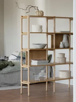 Rowico Home Estantería de madera de roble Holton^ Librerías|Estanterías De Oficina