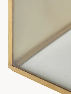 Nordal Estantería de pared de metal con baldas y puerta de cristal Ada^ Estanterías De Pared