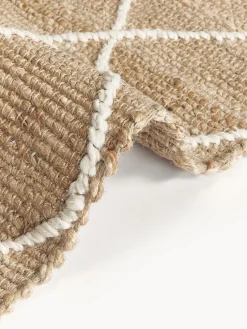 Westwing Collection Felpudo artesanal de yute Kunu