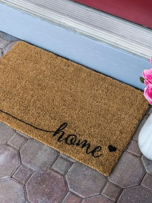 Entryways Felpudo pintado a mano Just For Your Home