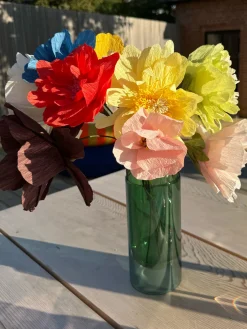 Studio About Flor artificial artesanal Oriental Poppy^ Flores Artificiales|Jarrones