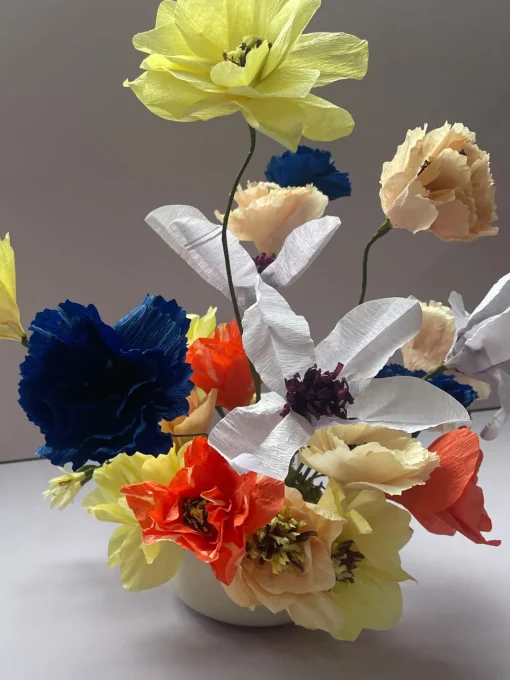 Studio About Flor artificial artesanal Poppy^ Flores Artificiales|Jarrones