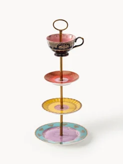 POLSPOTTEN Fuente 3 pisos de porcelana artesanal Grandpa