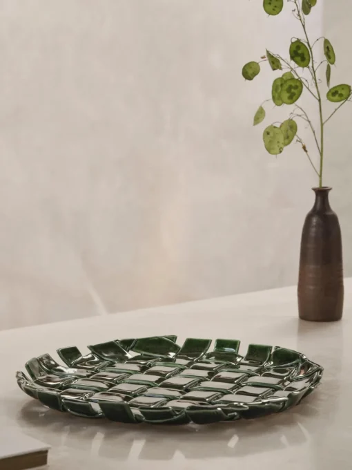 Ferm Living Fuente artesanal Plait
