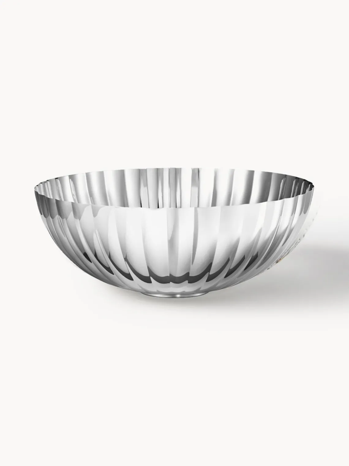 GEORG JENSEN Fuente de acero inoxidable con relieves Bernadotte