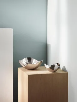 GEORG JENSEN Fuente de acero inoxidable con forma orgánica Bloom^ Cuencos Y Platos De Servir|Vajillas Completas