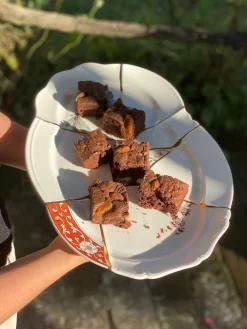 SELETTI Fuente de porcelana Kintsugi^ Cuencos Y Platos De Servir|Vajillas Completas