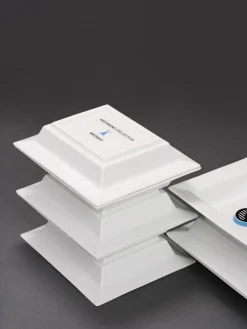 Westwing Collection Fuente decrativa artesanal | MEISSEN Initials^ Bandejas Decorativas|Jarrones