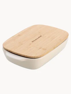 KitchenAid Fuente horno con tapadera de bambú Spatia