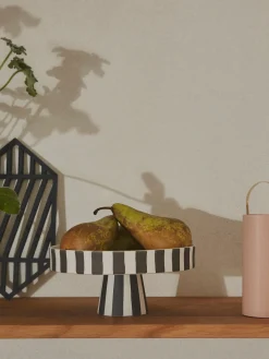 Oyoy Living Design Fuente para postre pequeña de cerámica Toppu^ Cuencos Y Platos De Servir|Vajillas Completas