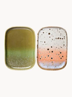 HKLIVING Fuentes artesanales 70's, 2 uds.